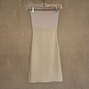 SPANX Nude Color Strapeless Dress Slimming Shapewear Size Small